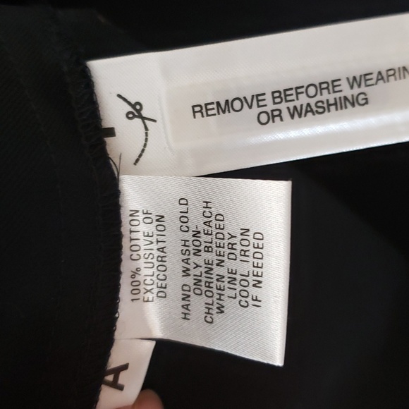 Ann Taylor Loft Petite 2P Shift Dress Navy Black Lace Net Ruffle Details NEW - Picture 6 of 6